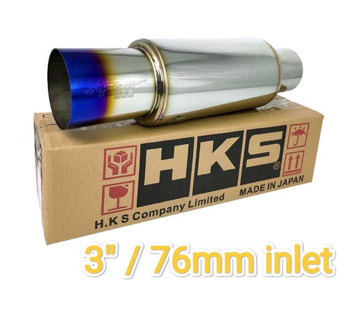 Hks 76mm stainless - 3",