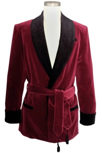 Smoking velvet maroon - smoking,