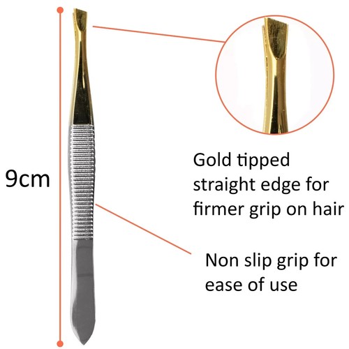 Gold tipped slanted tip - gold,