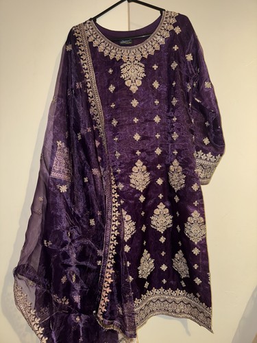 Asian banarasi purple - asian,