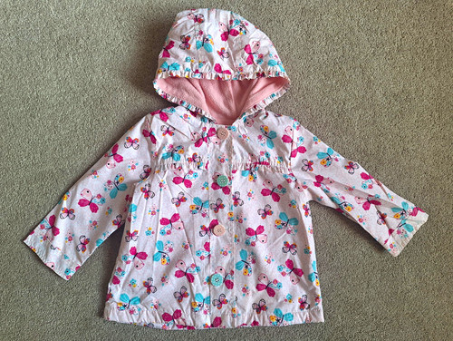 Nutmeg girls hooded fleece - hooded,
