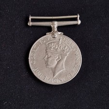 WW2 British War Medal 1939-45 WWII Original Second World War Medal 474