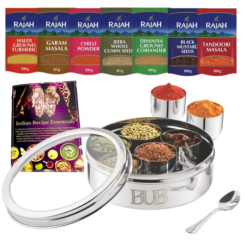 Masala dabba spice tin 5cm - masala,