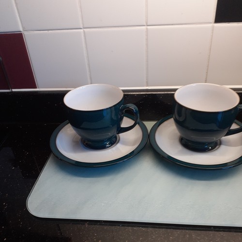 Denby greenwich green cup and - greenwich,