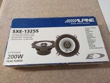 Alpine SXE-1325S 5-1/4"(13cm) Coaxial 2-Way Car Speakers 200W