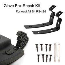 For Audi A4 S4 RS4 B6 B7 8E Glove Box Lid Hinge Snapped Repair Fix Kit Brackets