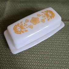 Butterfly Gold Pyrex Butter