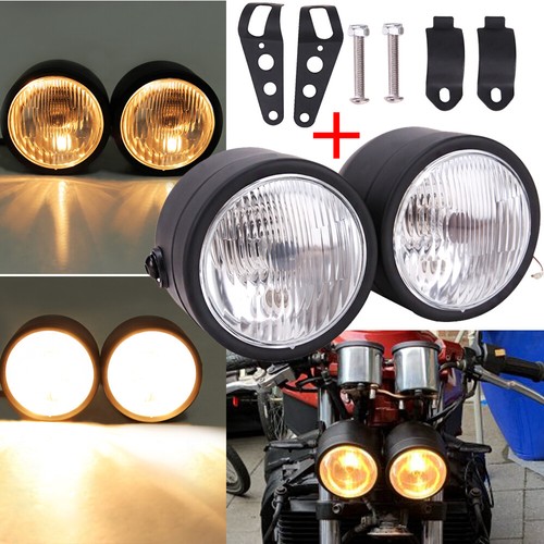 Motorcycle twin dual double - dual,