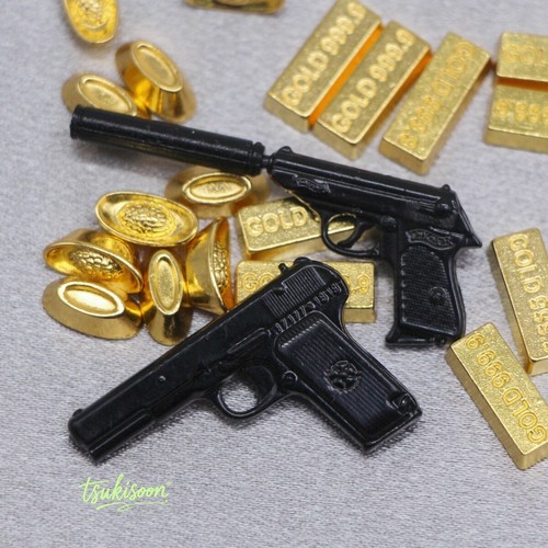 2pc miniatures silencer - miniatures, 1/6