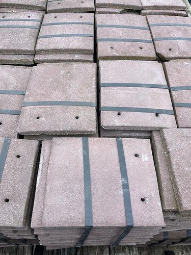 Redland smooth red roof tile - red,