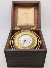 19th Century Marine Fusee Chronometer. Haas-Privat & Co, Geneve. Fully Working.