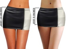HOT& SEXY BLACK/IVORY LEATHER