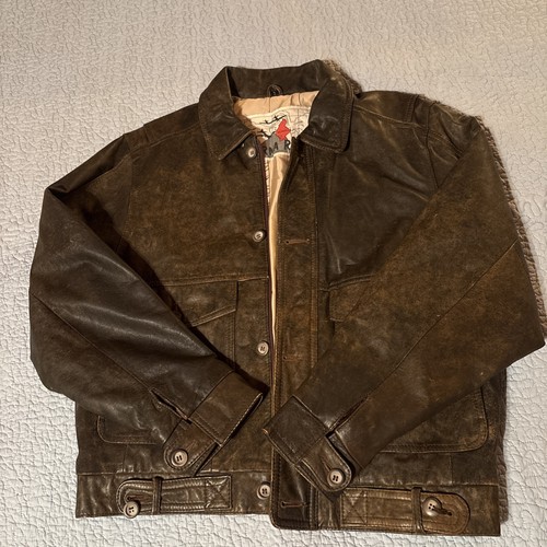 Leather flying jacket adult - flying,
