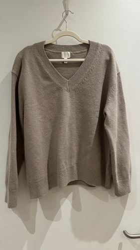 Beige knit sweater - h&m,