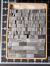 14pt Spacers   Metal letterpress Type # ADANA EIGHT FIVE 8 x 5 User #