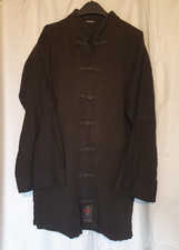 Domyos 700 (Decathlon) Kung Fu Gi XL 46in Chest Black VGC Strong Cotton Top Only