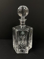 Thomas Webb Crystal Decanter Hexagonal Bottle And Stopper PK