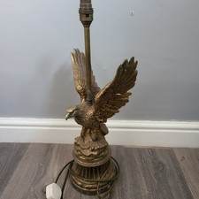 Vintage Brass Eagle Table Lamp