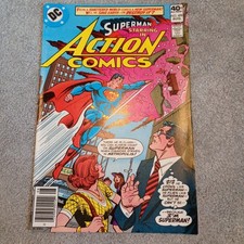 Superman Action Comics Number 498 August 1979 Excellent Condition 46 Years Old