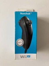 Nintendo Wii U Nunchuck Controller Black Boxed