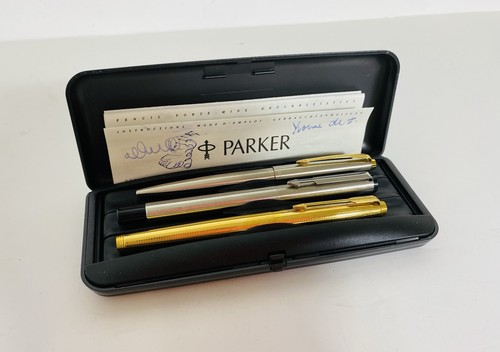 Vintage 1970s parker pen set - parker,