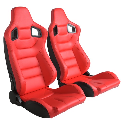 2pcs car racing seats - 2pcs, pu
