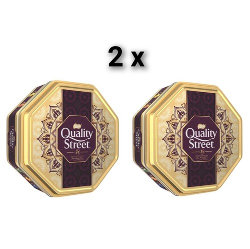 Nestle quality street tin - street,