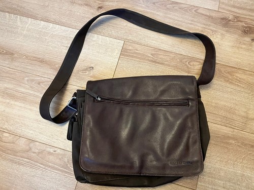 Fossil brown leather crossbody - leather,