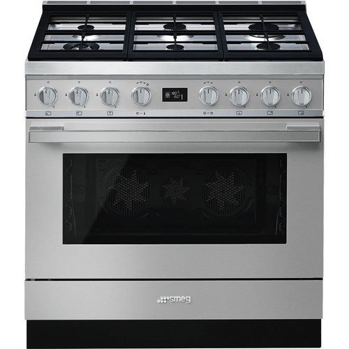 Smeg range cooker steel - smeg,
