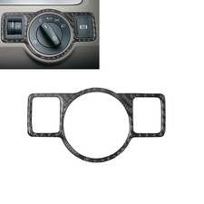 1pcs Carbon Fiber Headlight