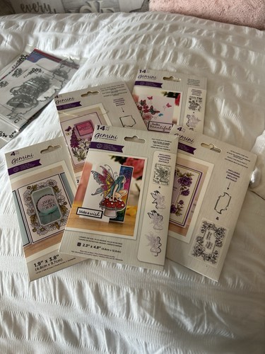 Assorted stamp and die sets - and,