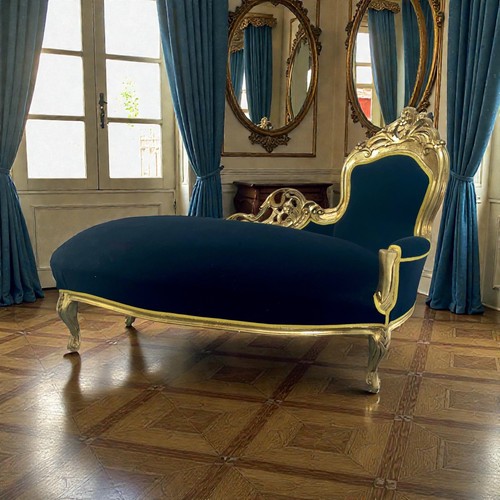 Baroque style wooden and - , gold