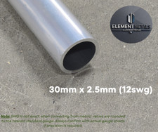 Aluminium Round Tube 16 - 19 - 20 - 25 - 30 - 35 - 40mm OD/ Up To 5000mm Length