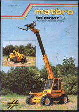 Matbro "Telestar 3" Teescopic Loader Handler Brochure Leaflet