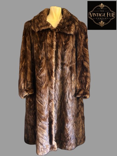 Vintage genuine mink fur coat - genuine,