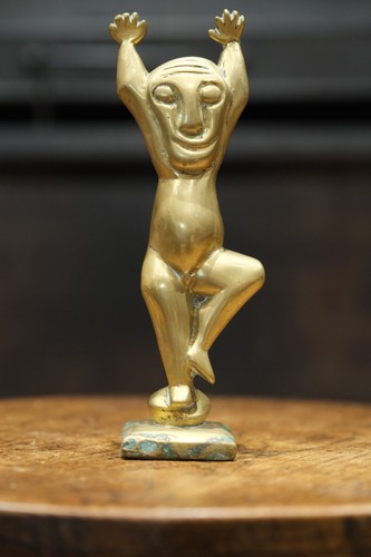 Vintage indian solid brass - indian,