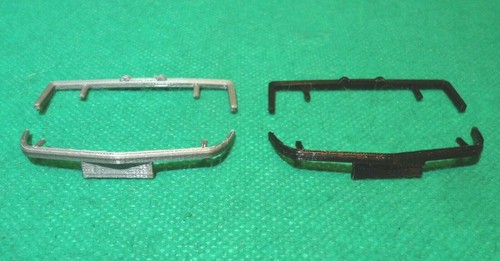 Front rear bumpers black - front, &