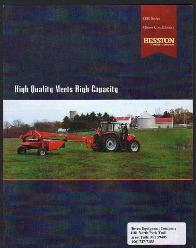 Hesston massey ferguson - massey, "1380
