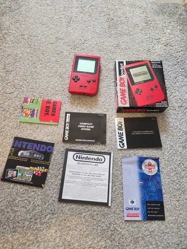 Gameboy pocket boxed - gameboy,