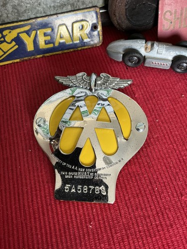 Vintage car badge - badge,