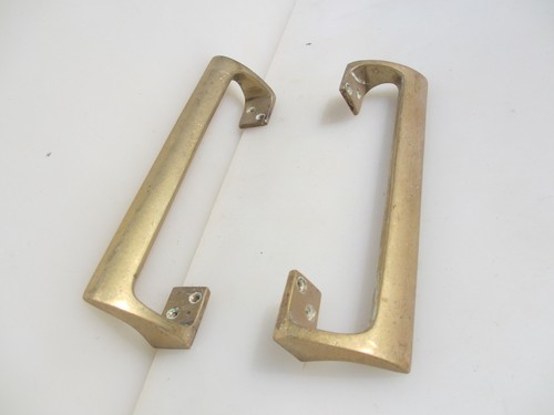 Vintage brass door handles - vintage,