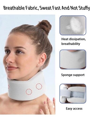 Soft neck collar support - neck, brace