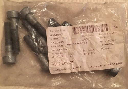 Genuine porsche pan head - x, pan-head