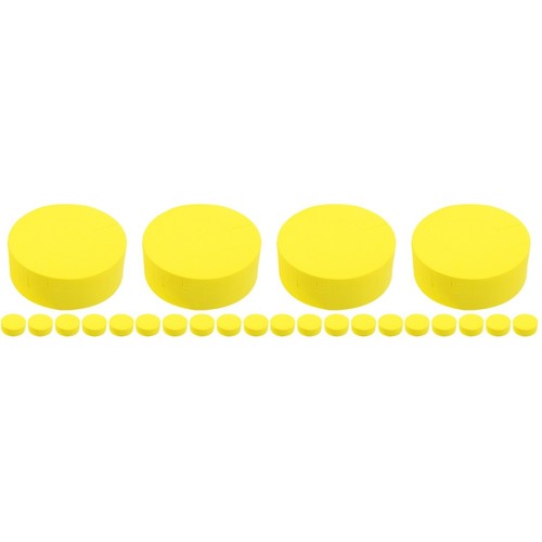 Hair style sponge ring - sponge, yellow