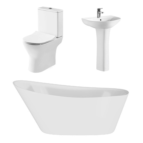 Modern freestanding serenity - modern,