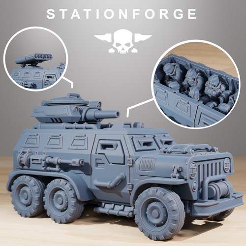 Grim guard armoured vehicle - armoured,