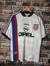 Vintage Adidas Bayern Munchen 1996/1998 away football shirt jersey size L large