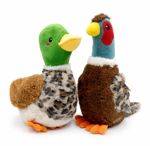 Plush honking dog toy - plush,