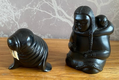 Walrus and mother - and, &