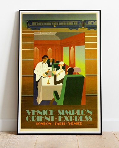 Orient express vintage advert - vintage,